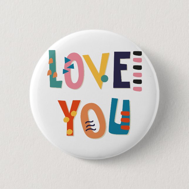 Schaltfläche "Liebe" Button (Vorderseite)