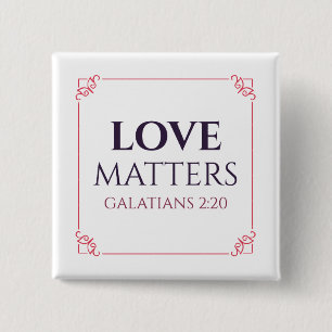 Schaltfläche Liebe Square Button