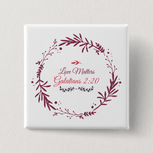 Schaltfläche Liebe Square Button