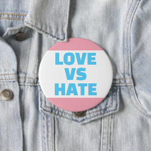 Schaltfläche Liebe Vs Hate Trans Button
