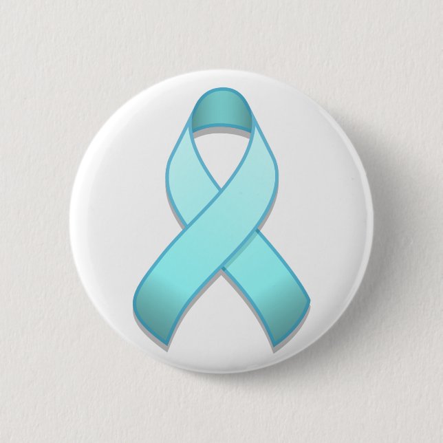 Schaltfläche "Light Blue Awareness Ribbon" Button (Vorderseite)