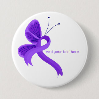 Schaltfläche "lila Bewusstsein" Button