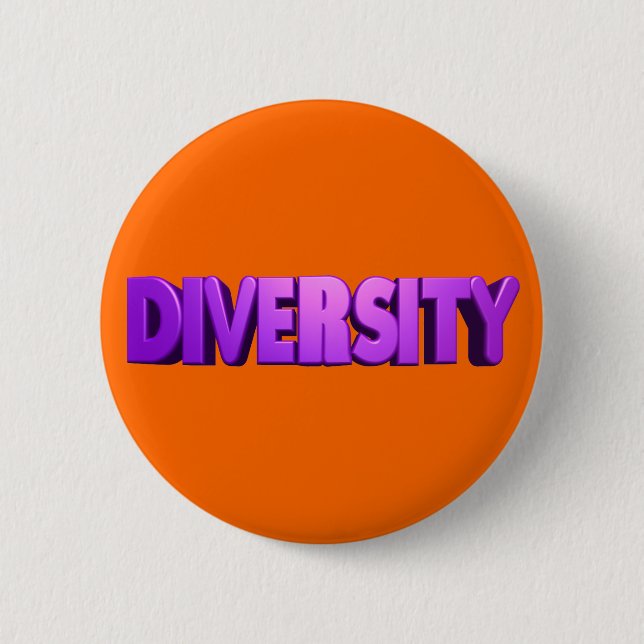 Schaltfläche "lila Diversity" Button (Vorderseite)