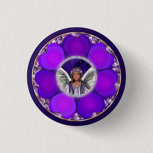 Schaltfläche "lila Soul" Button (Vorderseite)