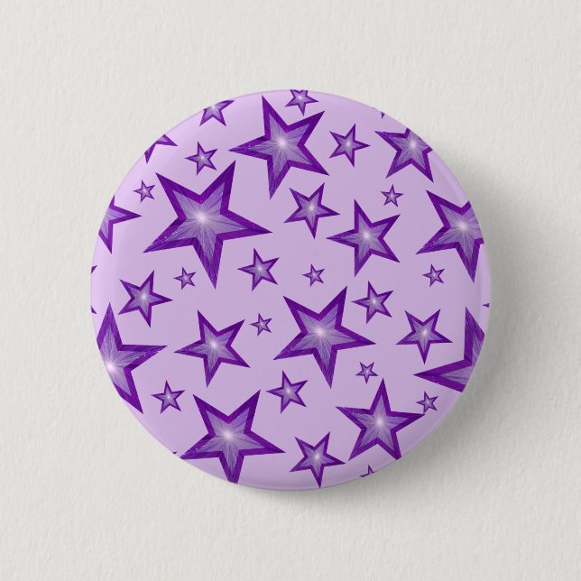 Schaltfläche "lila Sterne" blasser lila Button (Vorderseite)