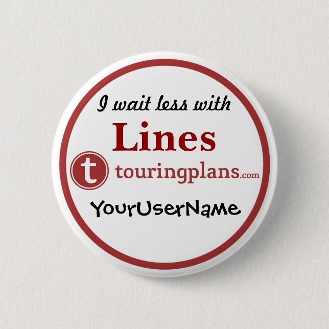 Schaltfläche Linien - Design 3 (weiß) Button (Vorderseite)