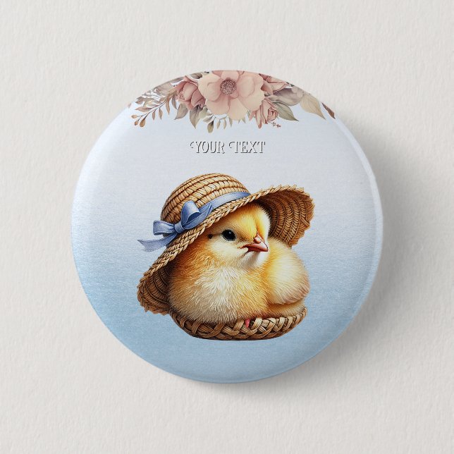 Schaltfläche "Little Chick Blue Ribbon" Button (Vorderseite)