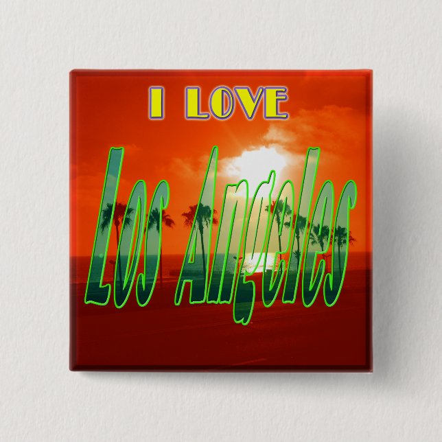 Schaltfläche "Lovely Los Angeles" Button (Vorderseite)