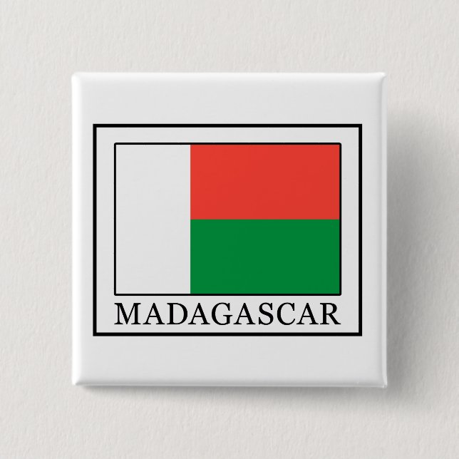 Schaltfläche Madagaskar Button (Vorderseite)
