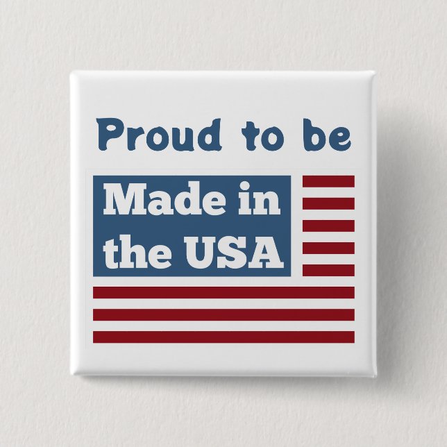 Schaltfläche "Made in America" Button (Vorderseite)