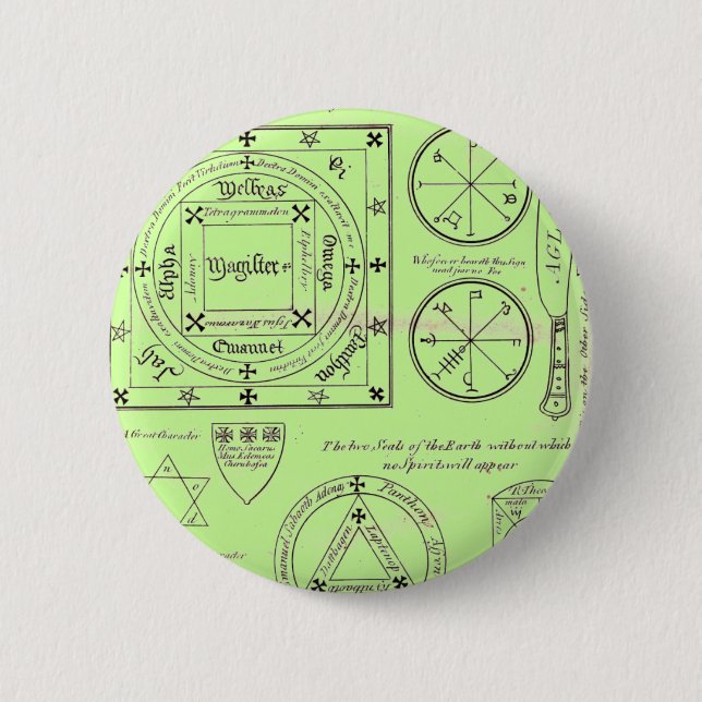 Schaltfläche magische Zeichen Button (Vorderseite)