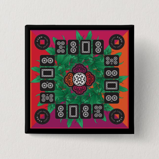 Schaltfläche Mah Jongg Money Tree 2025 Button (Vorderseite)