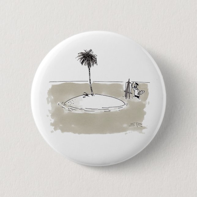 Schaltfläche "Marooned Painter" Button (Vorderseite)
