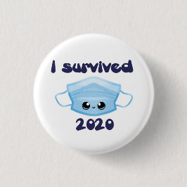 Schaltfläche "Maske 2020 überlebt" Button