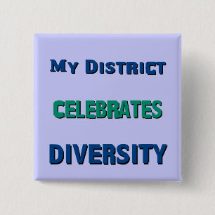 Schaltfläche "Mein District Celebrates Diversity" Button
