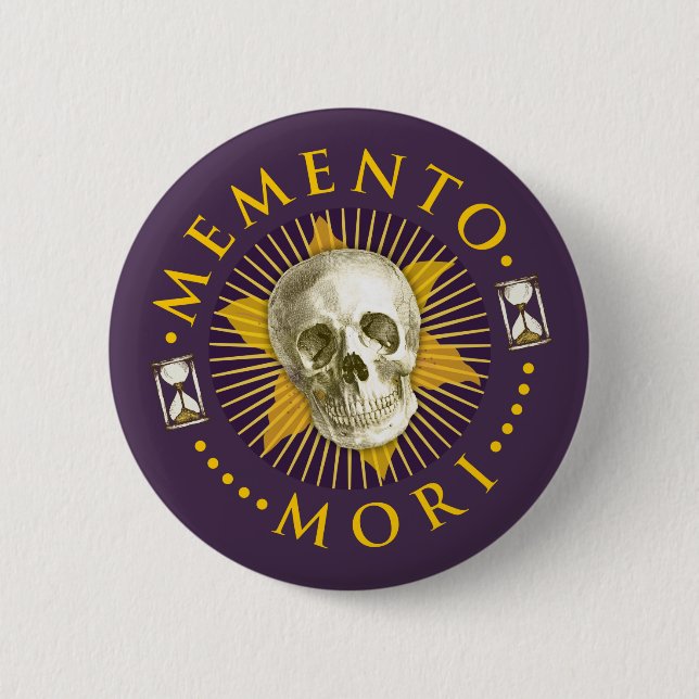 Schaltfläche Memento Mori Button (Vorderseite)