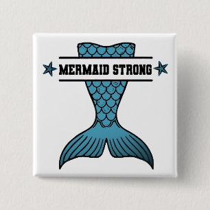Schaltfläche Mermaid Strong Button