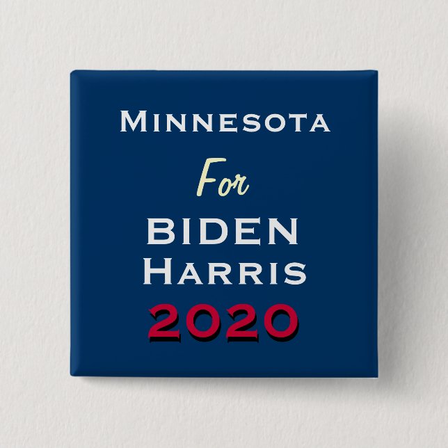 Schaltfläche MINNESOTA für die Kampagne "BIDEN HAR Button (Vorderseite)