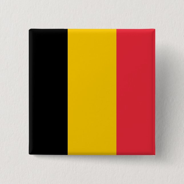 Schaltfläche mit der Flagge Belgiens Button (Vorderseite)