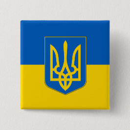 Schaltfläche mit der Flagge der Ukraine Button