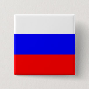 Schaltfläche mit der Flagge Russlands Button