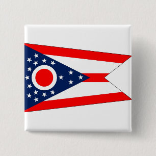 Schaltfläche mit der Flagge von Ohio Button