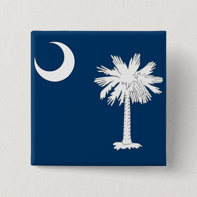 Schaltfläche mit der Flagge von South Carolina Button (Vorderseite)