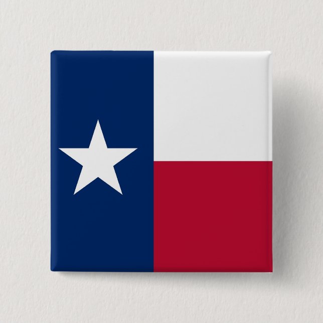 Schaltfläche mit der Flagge von Texas Button (Vorderseite)