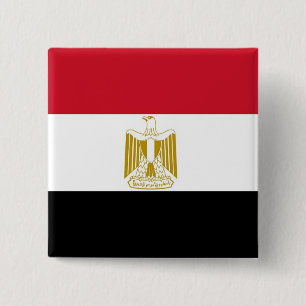 Schaltfläche mit Flagge in Ägypten Button