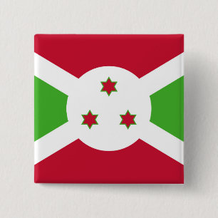 Schaltfläche mit Flagge in Burundi Button