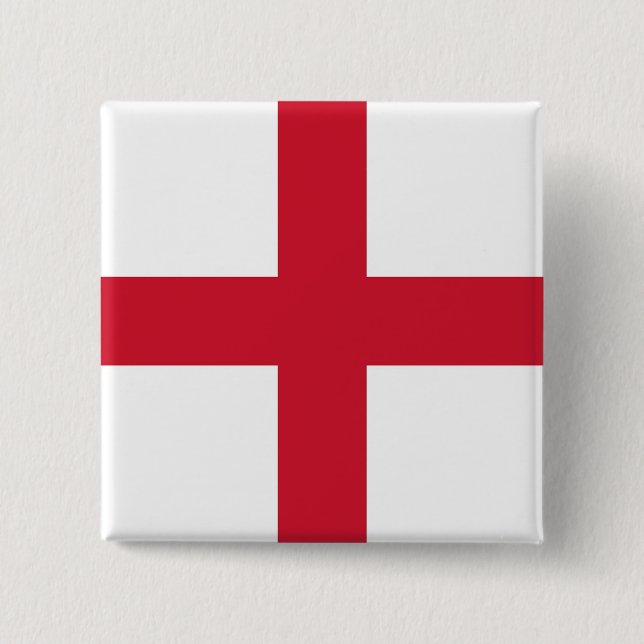 Schaltfläche mit Flagge in England Button (Vorderseite)