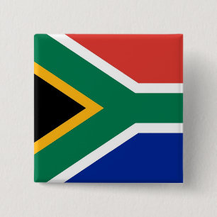 Schaltfläche mit Flagge in Südafrika Button