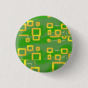 Schaltfläche mit grüner Geometrie Button