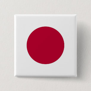 Schaltfläche mit japanischer Flagge Button