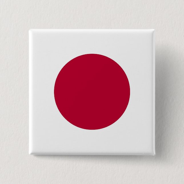 Schaltfläche mit japanischer Flagge Button (Vorderseite)