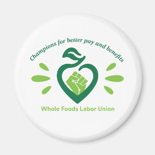 Schaltfläche mit Text Magnet