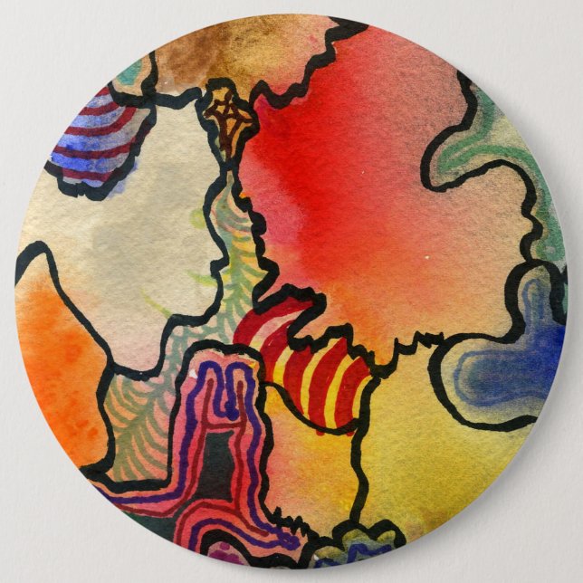 Schaltfläche "Mites and Tites" für Abstrakte Kunst Button (Vorderseite)