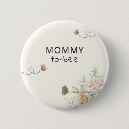 Schaltfläche "Mommy to Bee Baby Shower" Button