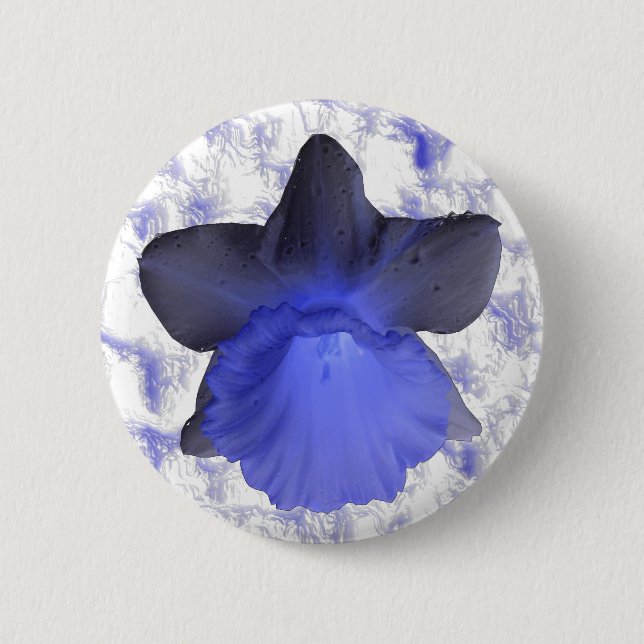Schaltfläche "Moody Blue Dripping" Button (Vorderseite)