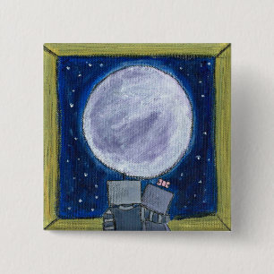 Schaltfläche "Moon-Gazing-Roboter" Button