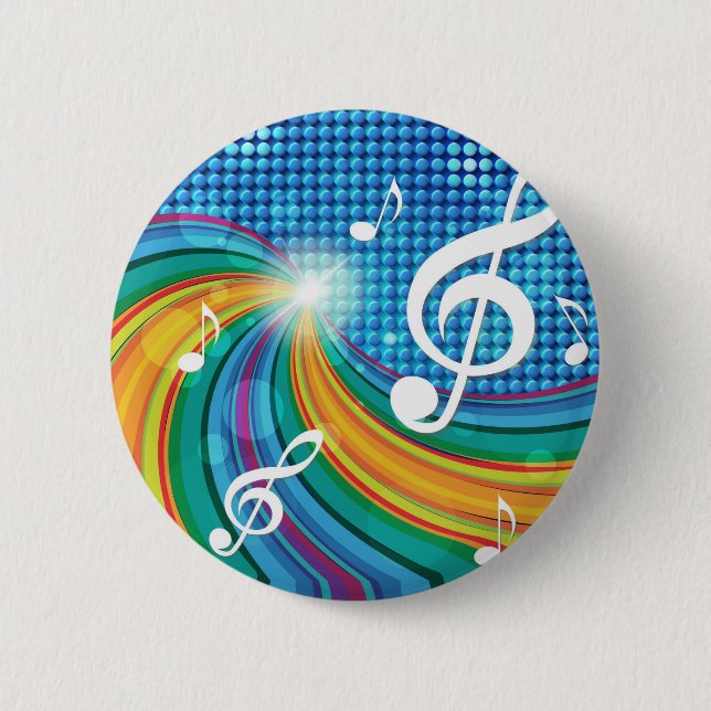 Schaltfläche "Musik-Illustration" Button (Vorderseite)