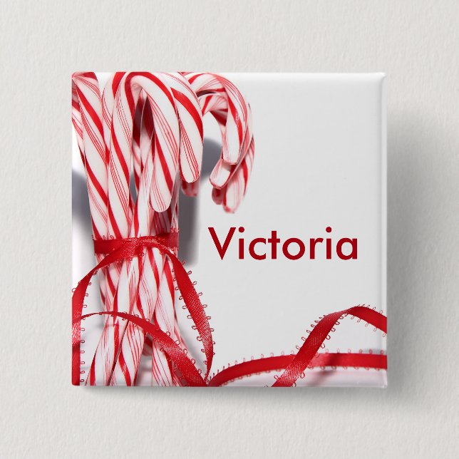 Schaltfläche "Name Candy Cane" Button (Vorderseite)