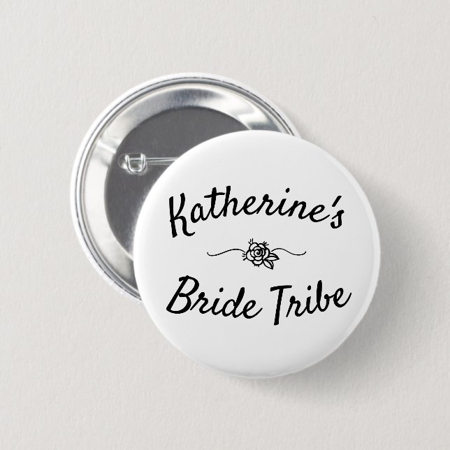 Schaltfläche "Name der Braut" von Bride Button (Vorne & Hinten)