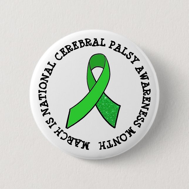 Schaltfläche "National Cerebral Palsy Awareness Mo Button (Vorderseite)