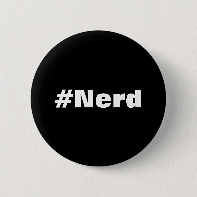 Schaltfläche #Nerd Button (Vorderseite)