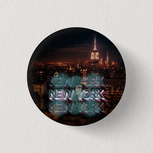 Schaltfläche New York Button (Vorderseite)