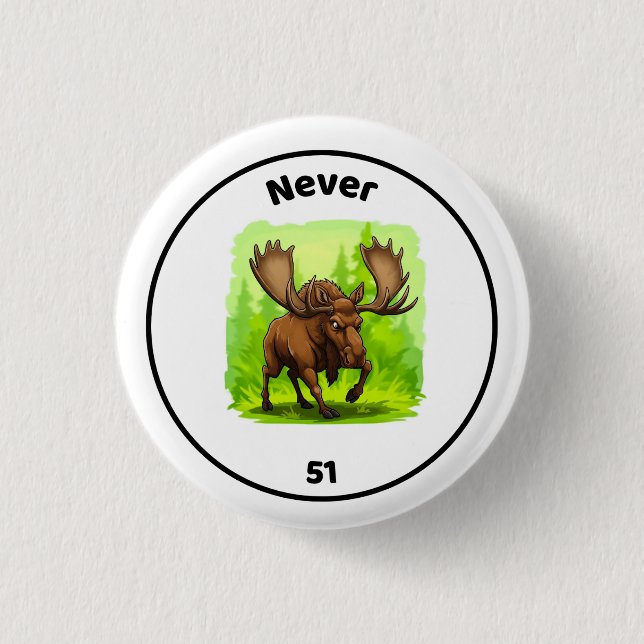 Schaltfläche Nie 51 Button (Vorderseite)