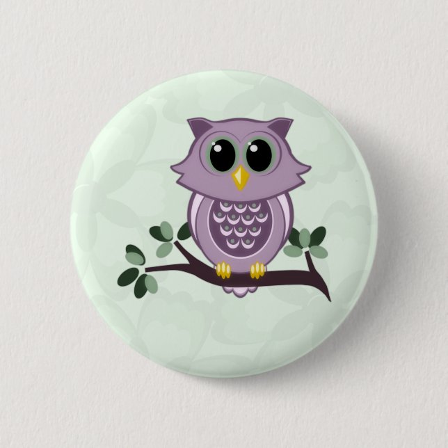 Schaltfläche "Niedliche Blume" Button (Vorderseite)