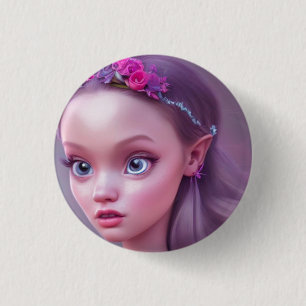 Schaltfläche "niedliche Fairy Princess" Button