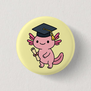Schaltfläche niedlicher Abschluss Axolotl Button